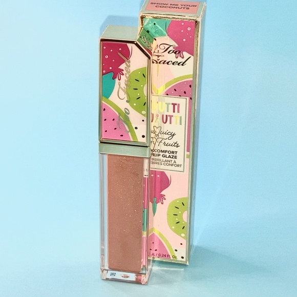 ๐ $13 - Show Me Your Coconuts Too Faced Tutti Frutti Juicy Fruits Lip Glaze - Picture 6 of 9